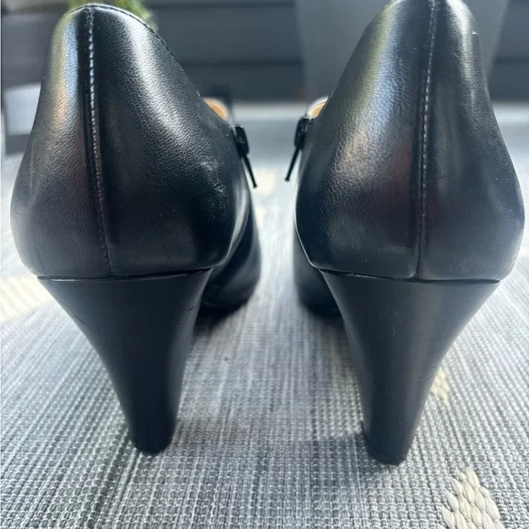 Naturalizer Black Block Heel Ankle Boot - Picture 6 of 6